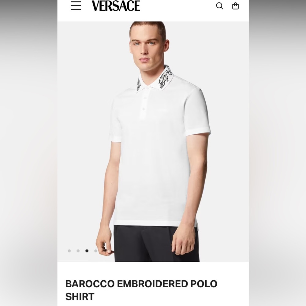 Men’s Versace polo (3x)